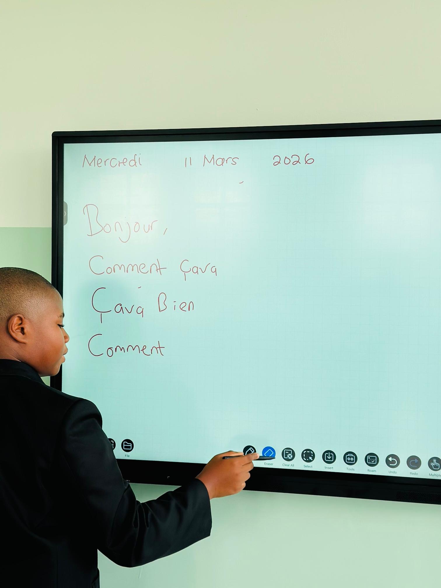 Well-equipped classroom