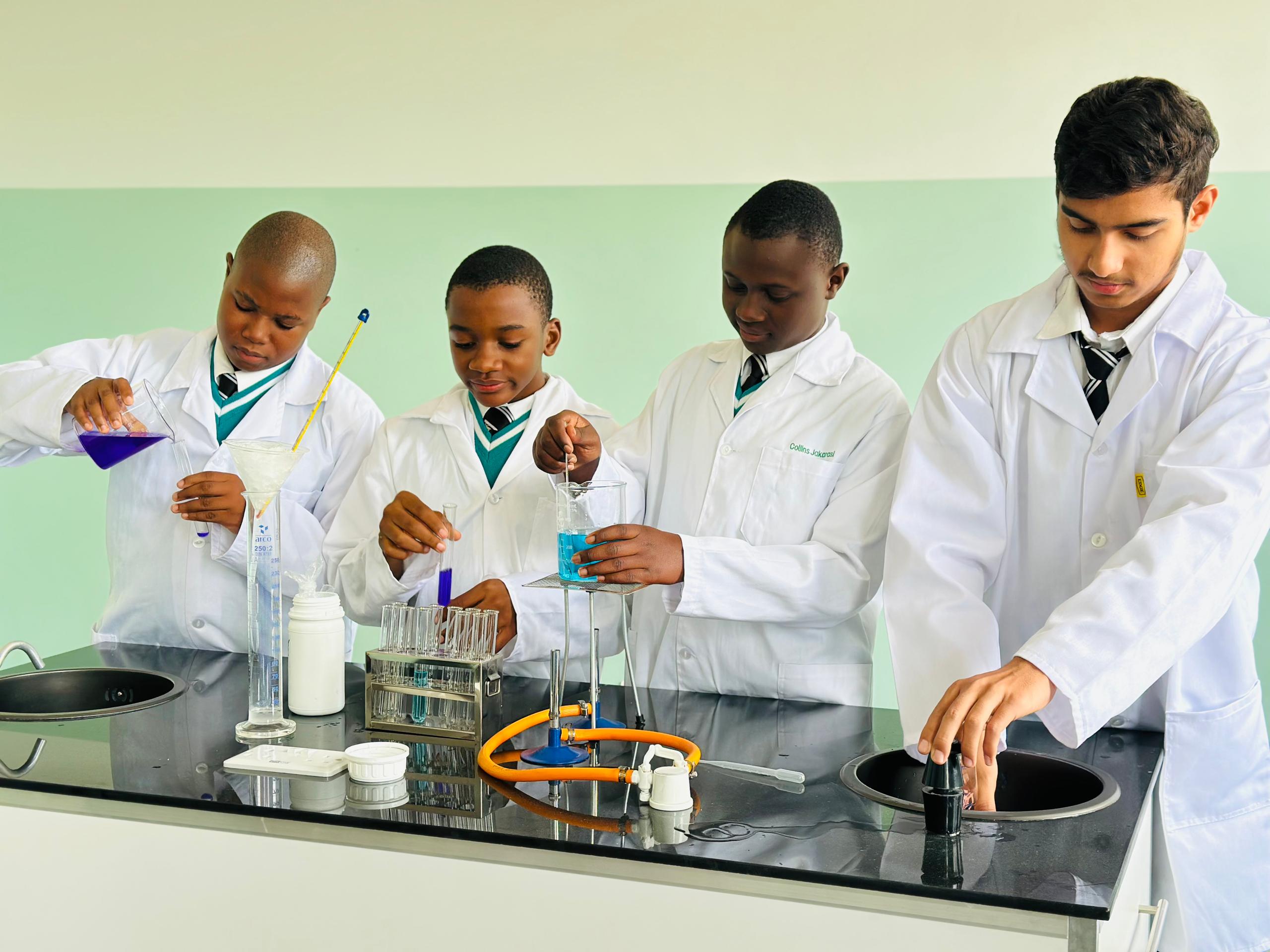 Biology lab session